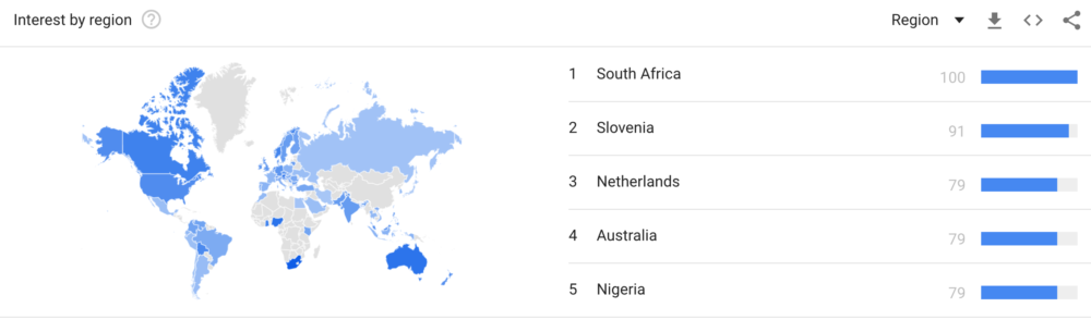 CRYPTONEWSBYTES.COM Screen-Shot-2017-12-29-at-5.20.53-PM "Bitcoin" Search team On Google Trends Map - Top 5 Countries of 2017  