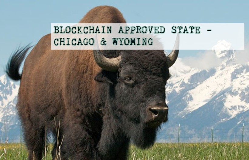 CRYPTONEWSBYTES.COM WYOMING-CHICAGO Wyoming 'Utility Token Bill ' Awaits Governor Approval; Illinois Looking at Tax Payments in Bitcoin  