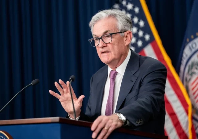 CRYPTONEWSBYTES.COM Powell-Stablecoin-crypto-640x450 Federal Reserve Chief Sounds Warning on Climate Change and Cryptocurrency - Are You Prepared for the Risks?  