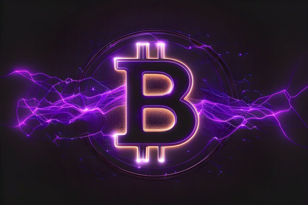 CRYPTONEWSBYTES.COM bitcoin-lightning-1024x684 Cathie Wood's Ark Investment Unloads Coinbase and Grayscale Bitcoin Trust stocks as Bitcoin price reaches 35,000  