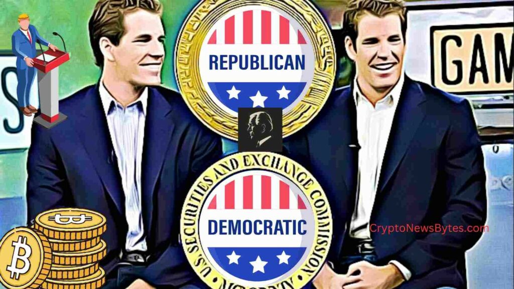 CRYPTONEWSBYTES.COM Democrat-Winklevoss-1024x577 Winklevoss Twins Warn of Democrts Fallout from 'Crypto War'  