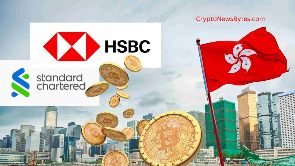 CRYPTONEWSBYTES.COM HSBC-Standard-Charterd-1024x577 HSBC and Standard Chartered Encouraged to Embrace Crypto Clients in Hong Kong  