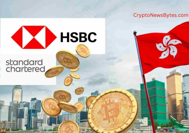 CRYPTONEWSBYTES.COM HSBC-Standard-Charterd-640x450 HSBC and Standard Chartered Encouraged to Embrace Crypto Clients in Hong Kong  