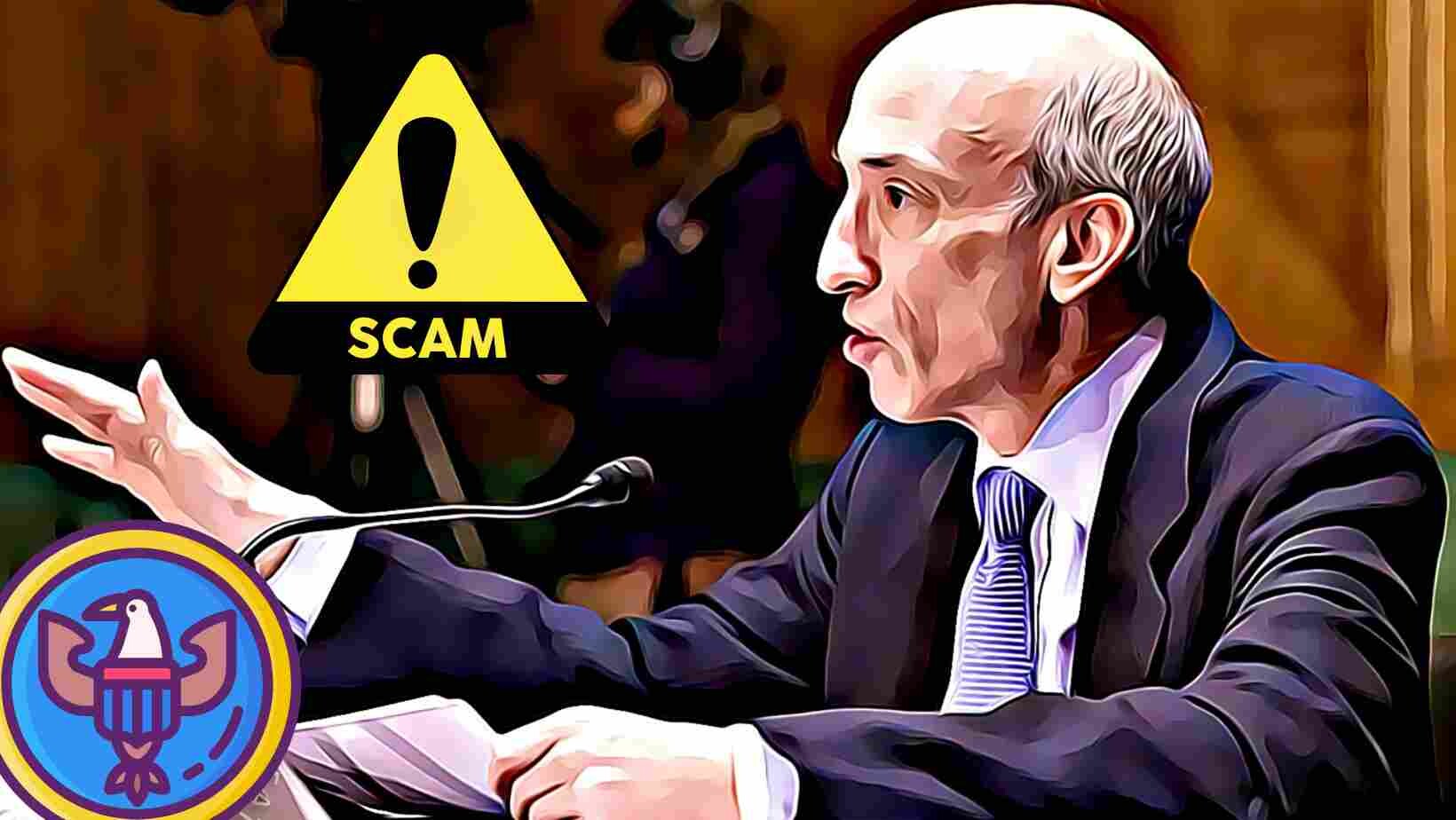 CRYPTONEWSBYTES.COM SEC-Fraud-Gary SEC Chair Gary Gensler says crypto is all "hucksters, fraudsters, scam artists" - Piper Sandler Global Exchange  