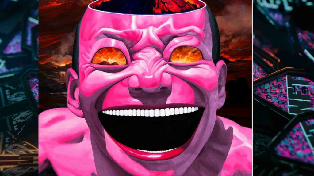 CRYPTONEWSBYTES.COM Yue-Minjun-Cryptonewsbytes-nft-1024x577 Chinese contemporary artist Yue Minjun drops first NFTs with market crashing. Is it a joke? ‘Premium quality NFTs are different,’ he says, and an art collector agrees  