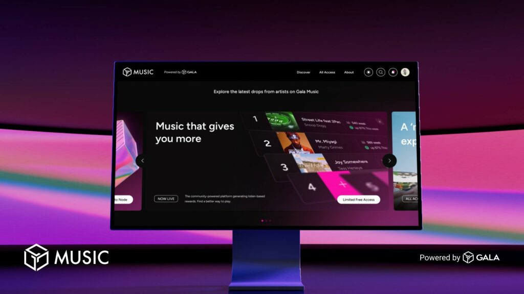CRYPTONEWSBYTES.COM Gala-Music-1024x576 Gala Music Hits 5 Million Monthly Streams Amid NFT Market Chaos  