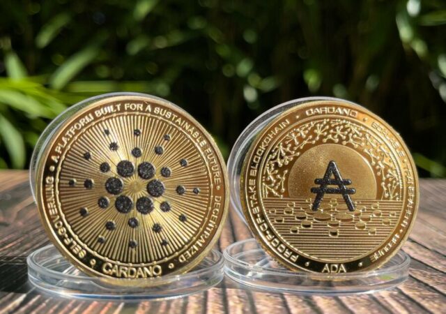 CRYPTONEWSBYTES.COM Cardano-Physical-Coins-by-Cryptochips-🚀-640x450 Cardano Gears Up for Potential Bull Run, Minswap Activity Surges  