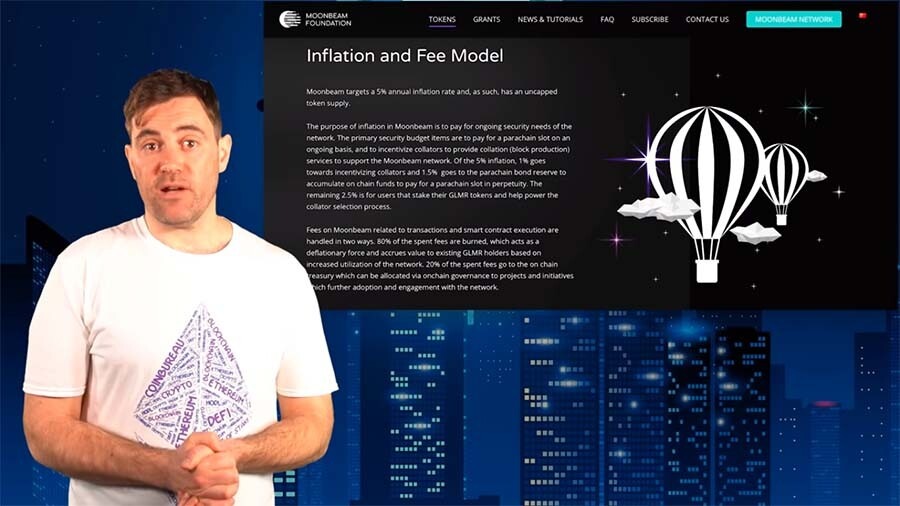 CRYPTONEWSBYTES.COM inflation-1 Moonbeam: Bridging Ethereum Capabilities to Polkadot and the Glimmer Token  