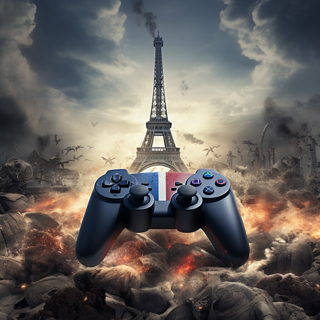 CRYPTONEWSBYTES.COM maximuzslow_an_editorial_image_that_represents_france_and_gamin_5b9ef5bb-bfa9-434d-8f2b-1e20bf1310b1 France Introduces Sorare Law to Regulate Crypto-Gaming  