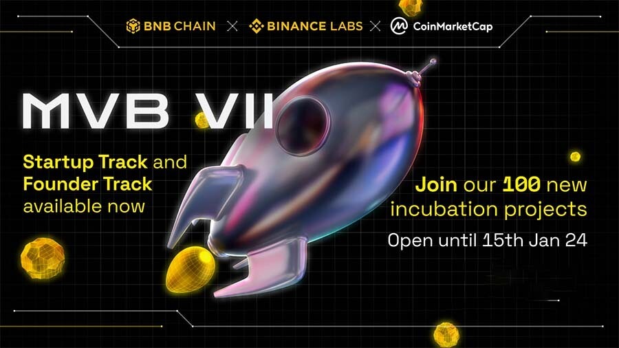 CRYPTONEWSBYTES.COM Banner-SignUp-Now-EU MVB Seven: Igniting Innovation on BNB Chain with CMC Labs Partnership and Founder Track Incubator  