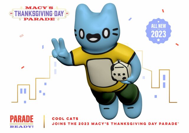 CRYPTONEWSBYTES.COM Cool-Cats-640x450 Cool Cats to be First NFT Featured at Macy’s Thanksgiving Day Parade  