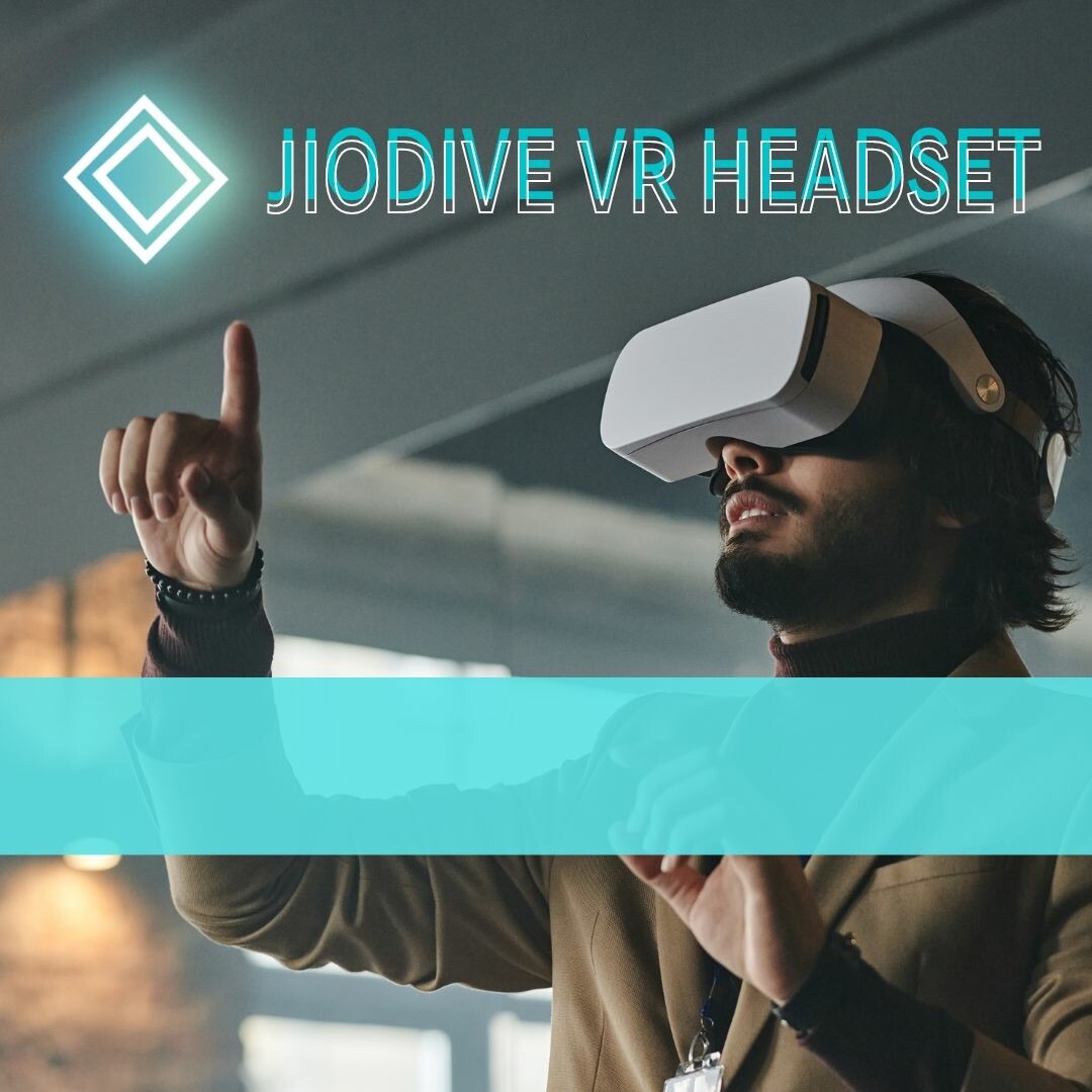 CRYPTONEWSBYTES.COM Jiodive-VR-headset Shemaroo's JioDive VR Metaverse Destination Revolutionizes Entertainment - India Blockchain News  