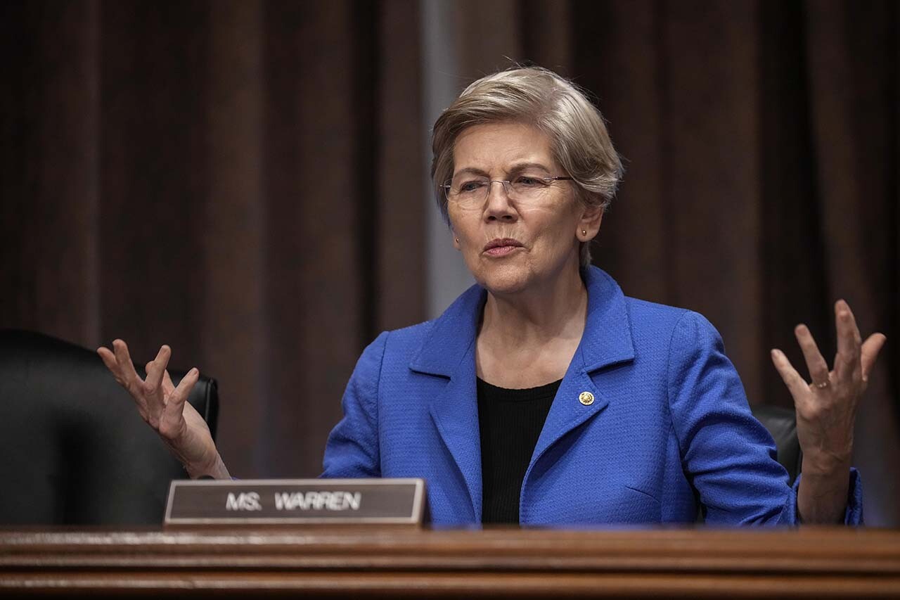 CRYPTONEWSBYTES.COM Senator-Elizabeth-Warren The potential impact of Senator Elizabeth Warren's proposed bill on cryptocurrencies in the United States  