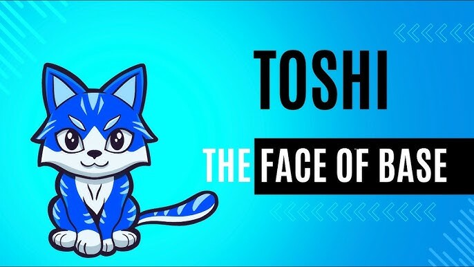 CRYPTONEWSBYTES.COM Toshi From Pet Meme to Crypto Fame: Toshi Coin on Coinbase's Base Rise in the Meme Coin Universe  