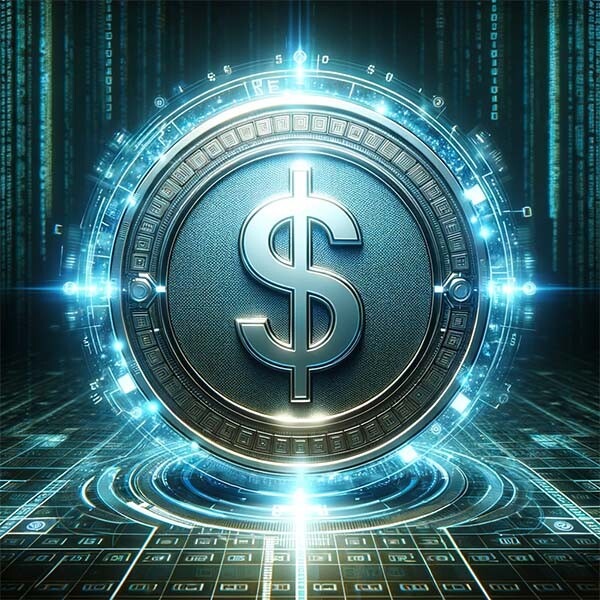 CRYPTONEWSBYTES.COM DALL·E-2024-01-23-22.45.38-A-futuristic-digital-currency-coin-with-a-dollar-symbol-prominently-displayed-on-its-surface.-The-coin-is-glowing-with-digital-energy Trump and Emmer Oppose CBDCs, A New Era in US Digital Currency Debate  