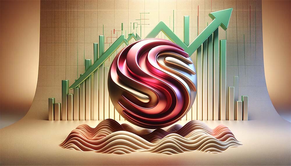CRYPTONEWSBYTES.COM DALL·E-2024-01-11-21.59.03-A-digital-3D-rendering-of-a-stylized-company-logo-with-a-dynamic-trading-chart-in-the-background.-The-logo-features-a-three-dimensional-spherical-shap SEI Token's Rise: 1390% Surge Positions It Among Top 50 Largest Cryptocurrencies  