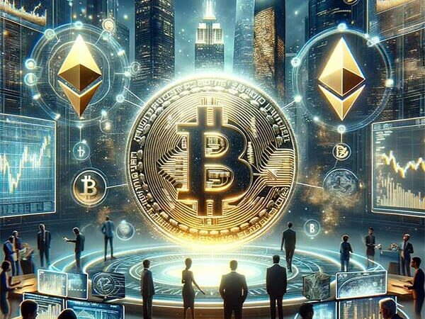 CRYPTONEWSBYTES.COM DALL·E-2024-01-23-23.04.48-In-a-dynamic-futuristic-financial-landscape-a-large-shimmering-golden-Bitcoin-symbol-stands-prominently-in-the-foreground-600x450 Blackrock's iShares Bitcoin Trust (iBit) Surpasses $3.5 Billion in Trading Volume  