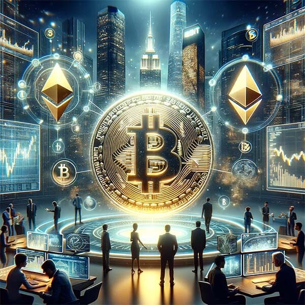 CRYPTONEWSBYTES.COM DALL·E-2024-01-23-23.04.48-In-a-dynamic-futuristic-financial-landscape-a-large-shimmering-golden-Bitcoin-symbol-stands-prominently-in-the-foreground Blackrock's iShares Bitcoin Trust (iBit) Surpasses $3.5 Billion in Trading Volume  