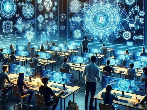 CRYPTONEWSBYTES.COM DALL·E-2024-01-25-22.41.38-Imagine-a-futuristic-classroom-with-students-from-diverse-backgrounds-and-an-expert-instructor-all-deeply-engaged-in-learning.-The-room-is-filled-wit-600x450 The Polkadot Blockchain Academy: Empowers Web3 Innovators  