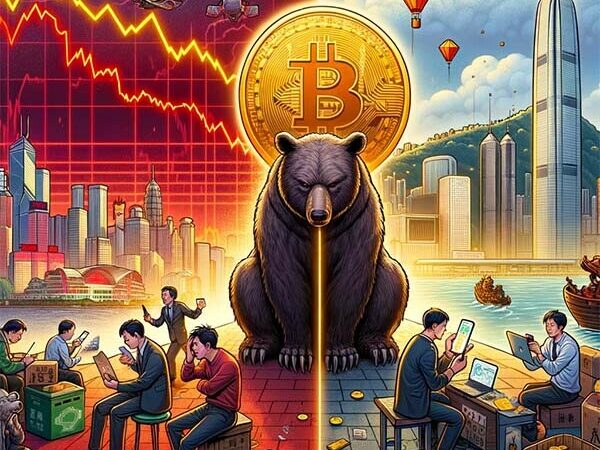 CRYPTONEWSBYTES.COM DALL·E-2024-01-25-22.50.30-A-split-scene-illustrating-the-contrast-between-the-Chinese-stock-market-and-the-cryptocurrency-market.-On-the-left-depict-a-bear-600x450 Chinese Investors Fueling Crypto Market Growth Amidst Stock Market Decline  