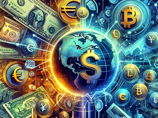 CRYPTONEWSBYTES.COM DALL·E-2024-01-25-23.47.47-A-dynamic-semi-abstract-montage-representing-the-transition-in-global-financial-dynamics.-Central-to-the-image-is-a-fading-US-dollar-bill-symbolizin-600x450 De-dollarization: The Impact of Digital Assets and CBDCs on Global Currency Dynamics  
