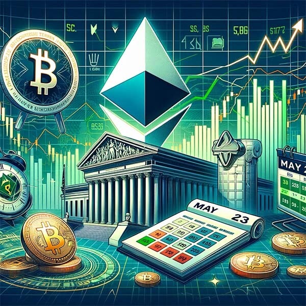 CRYPTONEWSBYTES.COM DALL·E-2024-01-30-20.30.33-An-illustration-representing-the-themes-of-a-transformative-event-in-cryptocurrency-investment.-Include-the-Ethereum-logo-centrally-the-U.S.-Securiti The Case for Including Ethereum in Crypto ETFs Amid Regulatory Discussions  