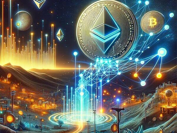 CRYPTONEWSBYTES.COM DALL·E-2024-01-31-21.28.25-A-futuristic-and-dynamic-representation-of-decentralized-finance-DeFi-in-the-cryptocurrency-world-depicted-as-a-wild-west-landscape.-The-image-in-600x450 DeFi disrupts traditional multi trillion $ finance by eliminating intermediaries and automating processes on blockchains. Lets discuss more.  