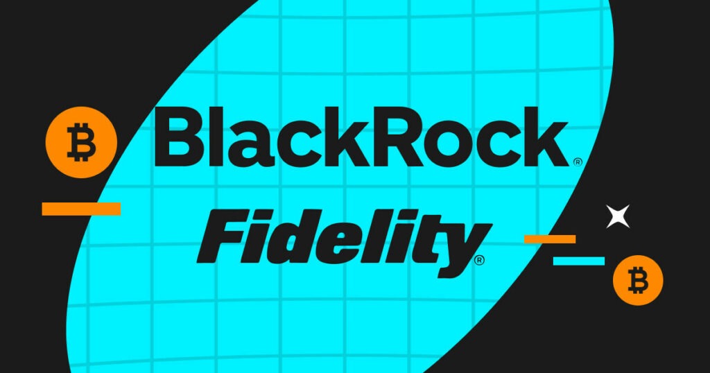CRYPTONEWSBYTES.COM blackrock-and-fidelity-1024x538 BlackRock and Fidelity: Dominating the Rise of Bitcoin ETFs in Mainstream Finance  