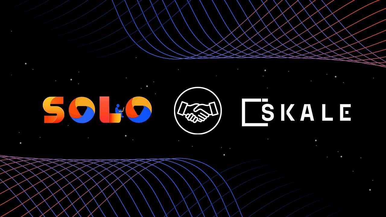 CRYPTONEWSBYTES.COM solo-and-skale SKALE Collaborates with Solo Network for a Zero Gas Fee Blockchain Experience  