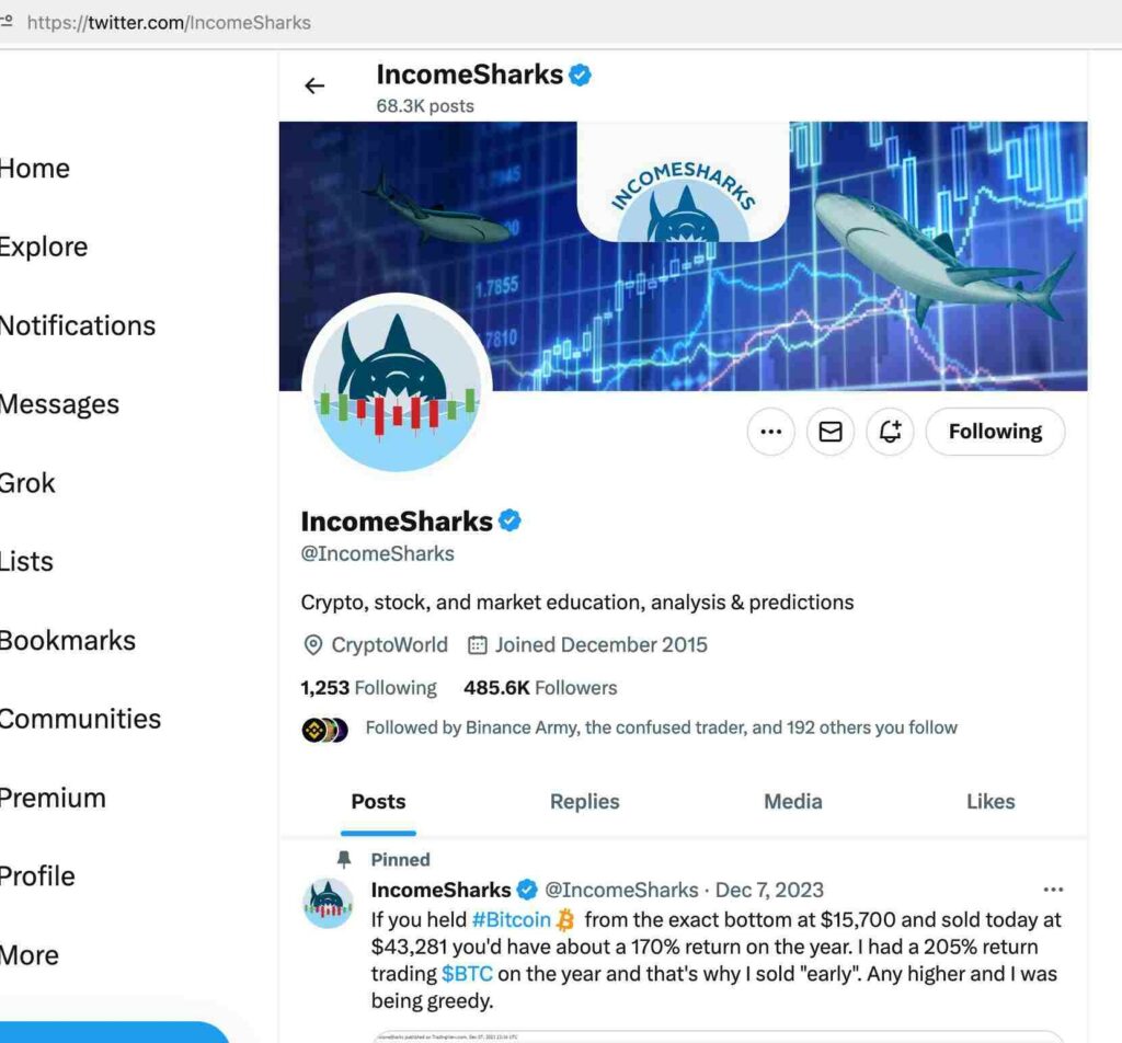 CRYPTONEWSBYTES.COM @IncomeSharks-1024x952 Twitter (X) Support is unresponsive, Doesn't react on Time and I got scammed by this Crypto Trader Account (IncomeSharks) because of Twitter(X) delay  