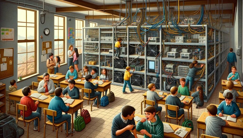 CRYPTONEWSBYTES.COM DOJ-Accuses-Two-of-School-Based-Crypto-Mining-as-Energy-Oversight-Increase-1024x585 US Department of Justice charges school district staff with running a crypto mining operation in schools.  