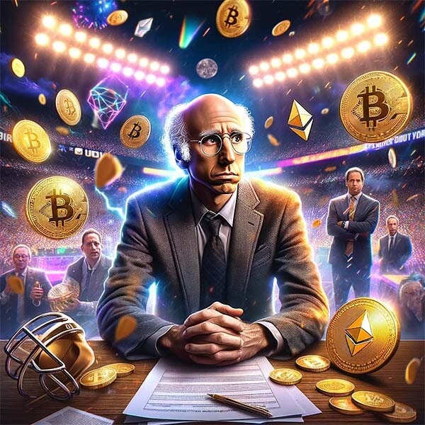 CRYPTONEWSBYTES.COM Larry-David Larry David's appearance in a cryptocurrency ad during the Super Bowl turns into a costly mistake  