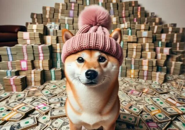 CRYPTONEWSBYTES.COM Dogwifhat--640x450 How Did Dogwifhat Go From Being a Mere Meme to a $3 Billion Token?  