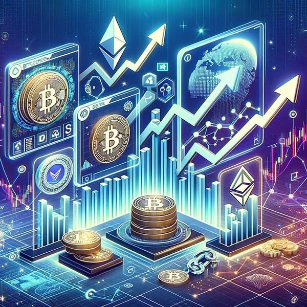 CRYPTONEWSBYTES.COM Exploring-Crypto-DeFi-and-NFT-Market-Dynamics-and-What-Lies-Ahead-in-March-2024 Crypto market experienced a 40% increase in Total Marketcap, driven by the launch of US spot BTC ETFs and What Lies Ahead in March 2024  