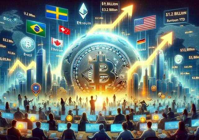 CRYPTONEWSBYTES.COM Global-Crypto-Funds-Inflows-Hit-13.2-Billion-in-2024-Exceeding-Full-Year-2021-Totals-640x450 Global Crypto Funds Inflows Hit $13.2 Billion in 2024, Exceeding Full-Year 2021 Totals  