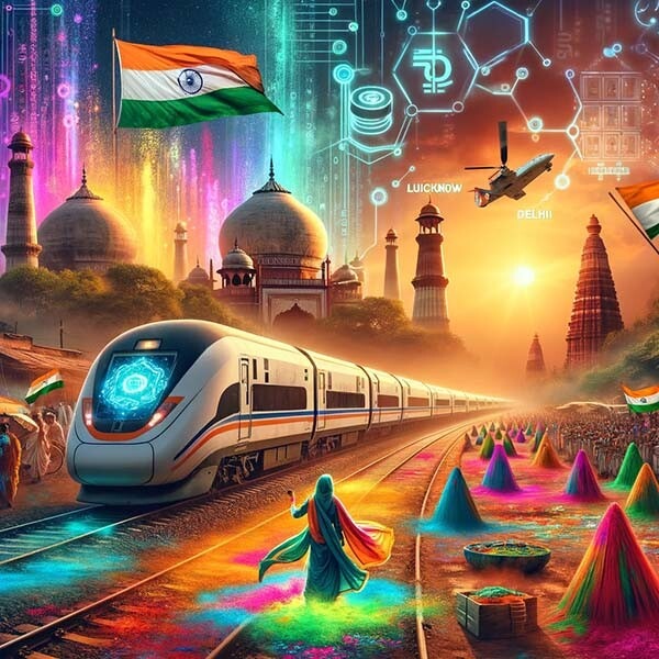 CRYPTONEWSBYTES.COM IRCTC-Introduces-NFT-Train-Tickets-for-Semi-High-Speed-Trains-Celebrating-Holi-Festival Indian Railway Introduces NFT Train Tickets for Semi-High-Speed Trains Celebrating Holi Festival  