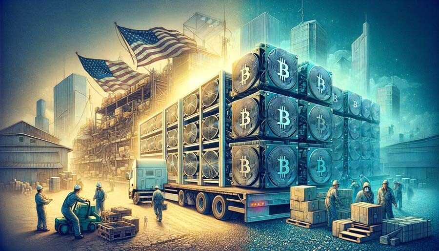 CRYPTONEWSBYTES.COM Migration-of-6000-Bitcoin-Mining-Machines-in-the-US-Ahead-of-Halving-Event Migration of 6,000 Bitcoin Mining Machines in the US Ahead of Halving Event  