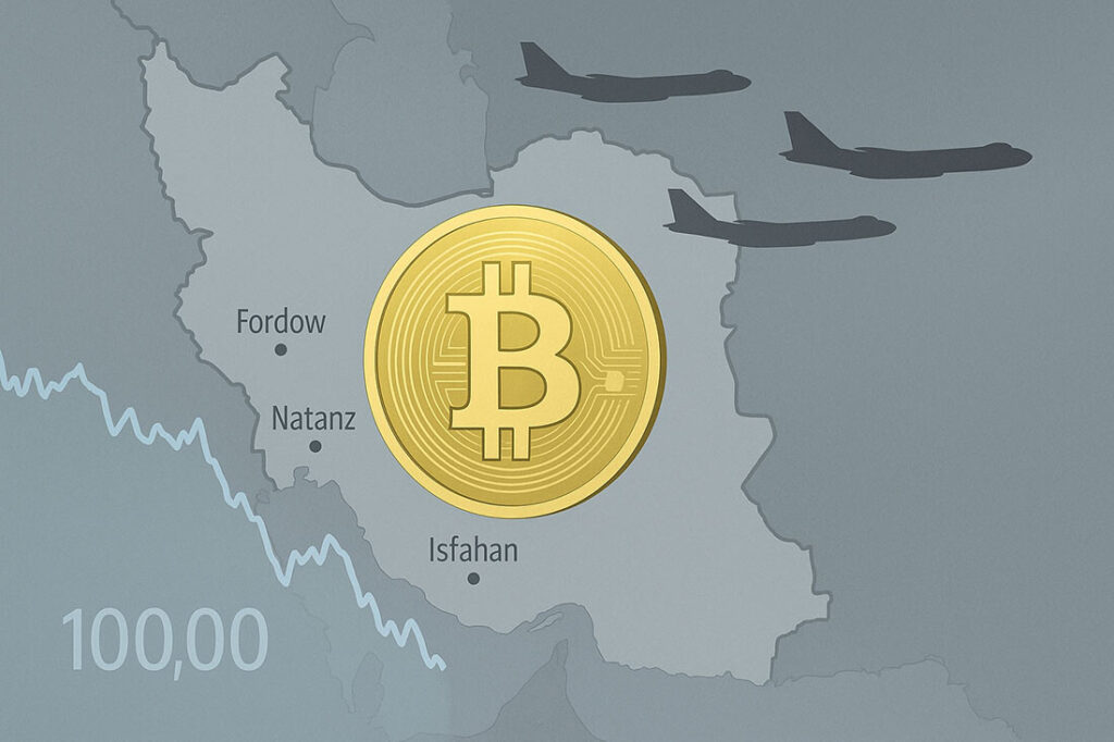 CRYPTONEWSBYTES.COM Bitcoin-dips-under-100000-as-bombers-hit-Iran-facilities-1024x682 Bitcoin dips under $100,000 as bombers hit Iran facilities  