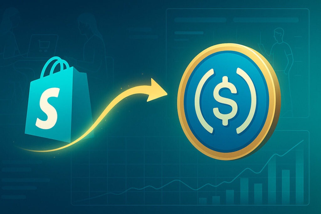 CRYPTONEWSBYTES.COM Shopify-partners-with-Coinbase-and-Stripe-2025-USDC-launch-1024x682 Shopify partners with Coinbase and Stripe 2025 USDC launch  