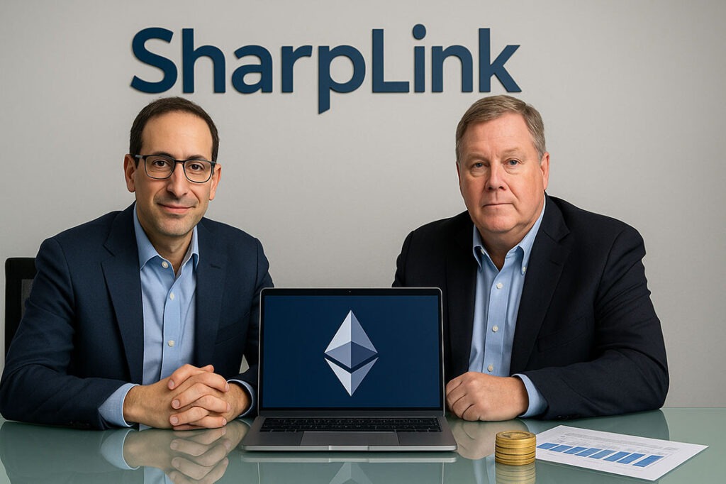 CRYPTONEWSBYTES.COM SharpLink-Names-BlackRock-ETF-Leader-to-2nd-Co-CEO-Role-1024x682 SharpLink Names BlackRock ETF Leader to 2nd Co CEO Role  