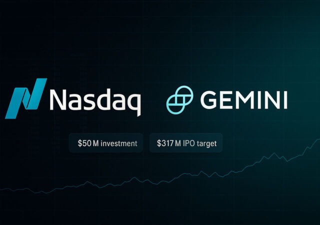 CRYPTONEWSBYTES.COM Nasdaq-invests-50-million-in-Gemini-crypto-exchange-deal-640x450 Nasdaq invests 50 million in Gemini crypto exchange deal?  