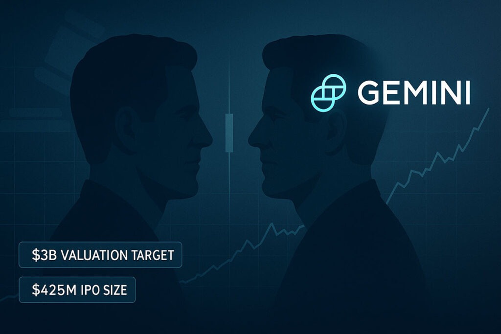 CRYPTONEWSBYTES.COM Winklevoss-Twins-Gemini-targets-3-billion-value-this-week-1024x683 Winklevoss Twins’ Gemini targets $3 billion value this week?  