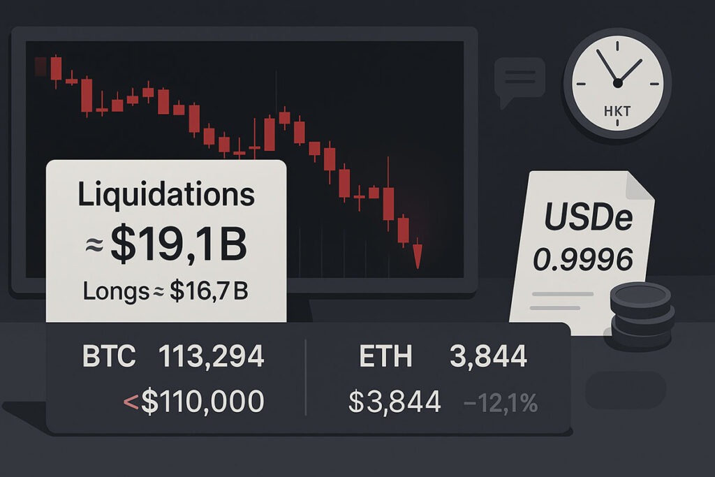 CRYPTONEWSBYTES.COM Were-crypto-liquidations-16B-as-BTC-fell-below-110k-1024x683 Were crypto liquidations $16B as BTC fell below $110k?  