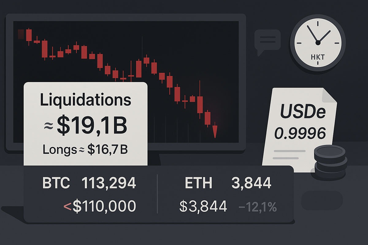 CRYPTONEWSBYTES.COM Were-crypto-liquidations-16B-as-BTC-fell-below-110k Were crypto liquidations $16B as BTC fell below $110k?  