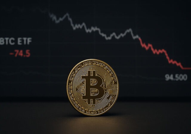 CRYPTONEWSBYTES.COM Bitcoin-near-six-month-low-today-are-ETFs-only-7-of-value-640x450 Bitcoin near six month low today are ETFs only 7% of value?  