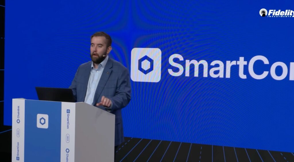 CRYPTONEWSBYTES.COM Chainlink-Founder-Smartcon-1024x565 Chainlink dominates DeFi with 70% market share and powers tokenized assets for Swift, Euroclear, UBS, and governments.  