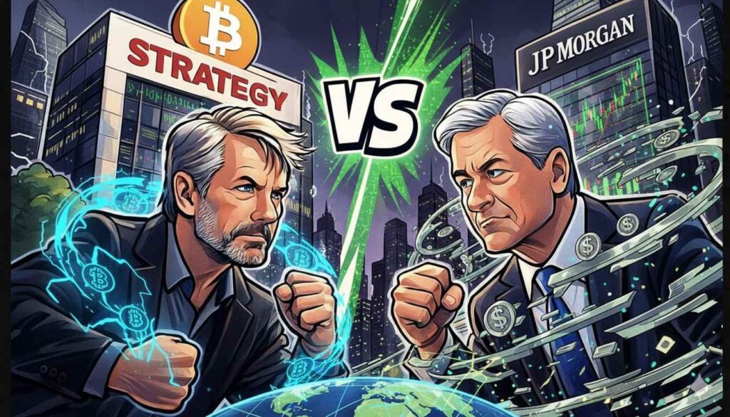 CRYPTONEWSBYTES.COM Michael-Saylor-Brushes-Off-JP-Morgan-1024x585 Michael Saylor Brushes Off JP Morgan's $2.8 Billion Outflow Alert: Is MicroStrategy's Bitcoin Bet at Risk or JPM?  
