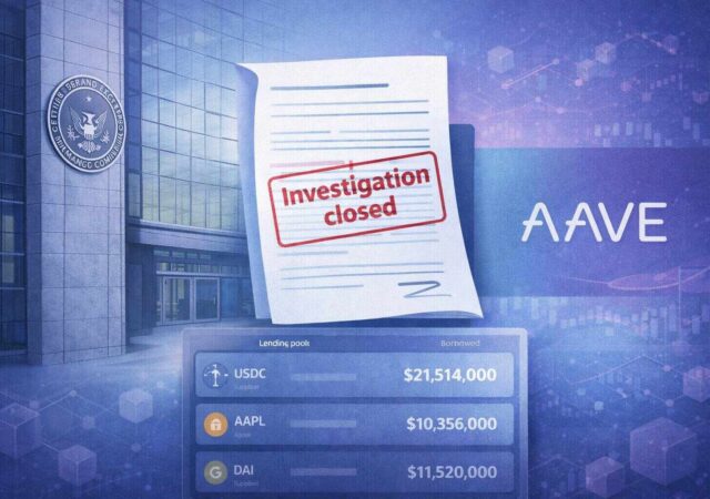CRYPTONEWSBYTES.COM Crypto-lending-protocol-Aave-says-SEC-review-now-closed-640x450 Crypto lending protocol Aave says SEC review now closed  