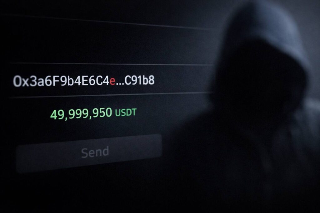 CRYPTONEWSBYTES.COM How-did-a-Scammer-take-50-million-in-a-crypto-poisoning-1024x683 How did a Scammer take 50 million in a crypto poisoning?  