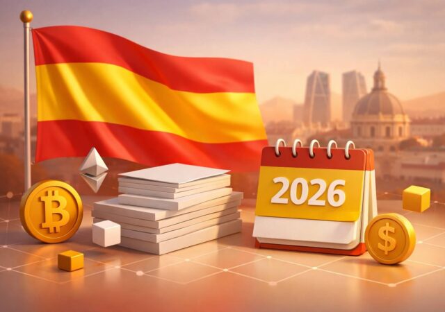 CRYPTONEWSBYTES.COM Spain-sets-July-2026-MiCA-deadline-and-DAC8-reporting-start-640x450 Spain sets July 2026 MiCA deadline and DAC8 reporting start  